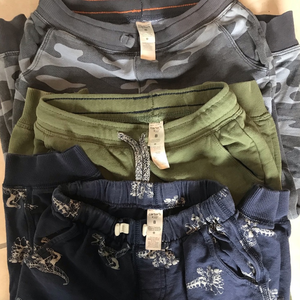 3 Paris boys Carter’s Pants size 8